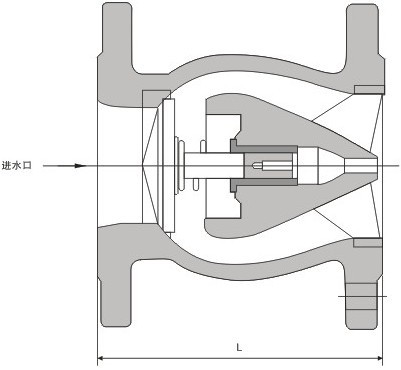 靜音止回閥結(jié)構(gòu)圖